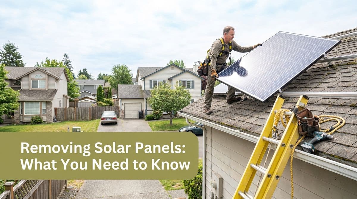 Removing Solar Panels Before Selling Your Home image