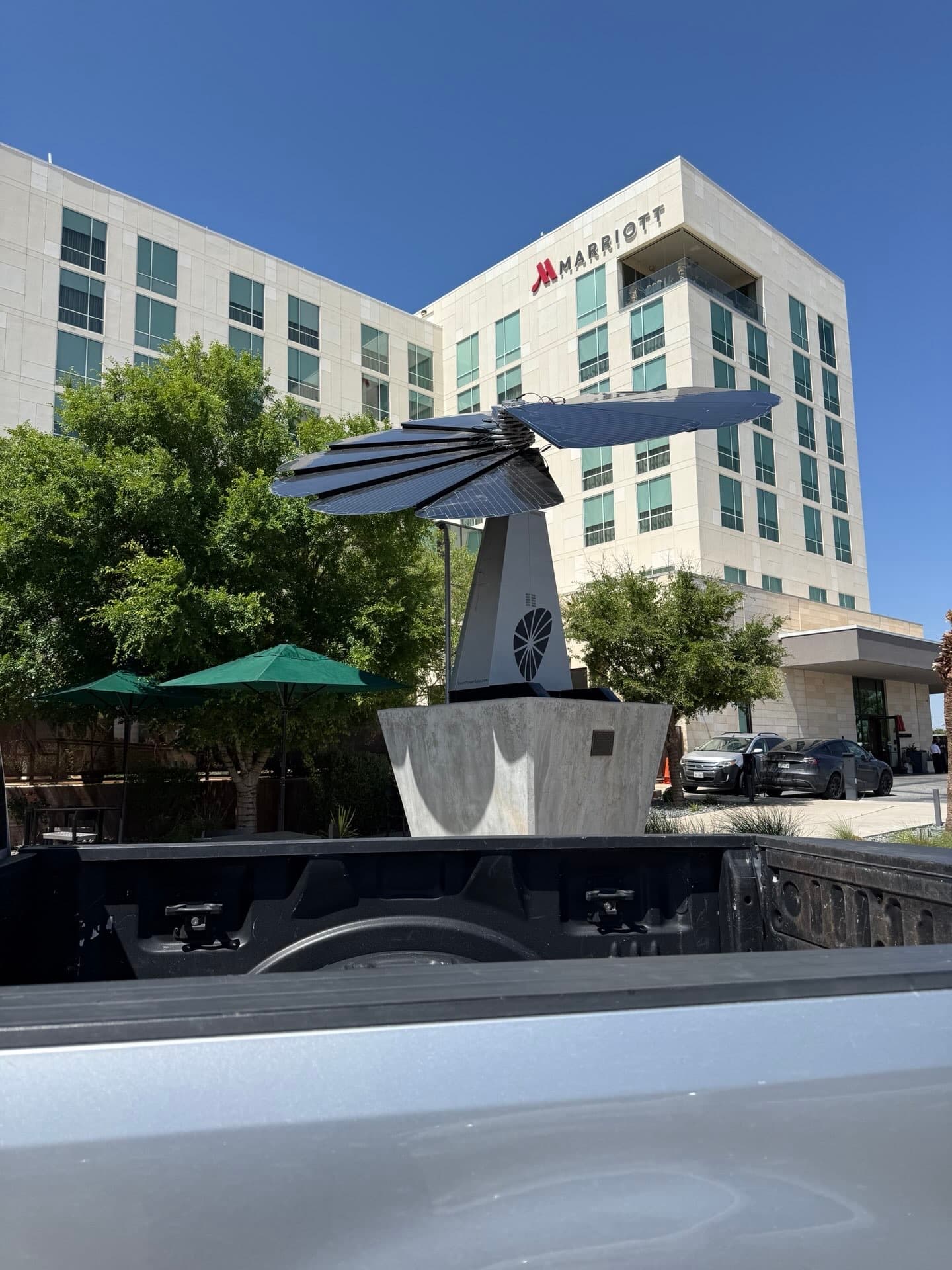 Gallery photos for Solar Flower Inverter and Tilt Sensor Repair at Odessa Marriott: Image #1