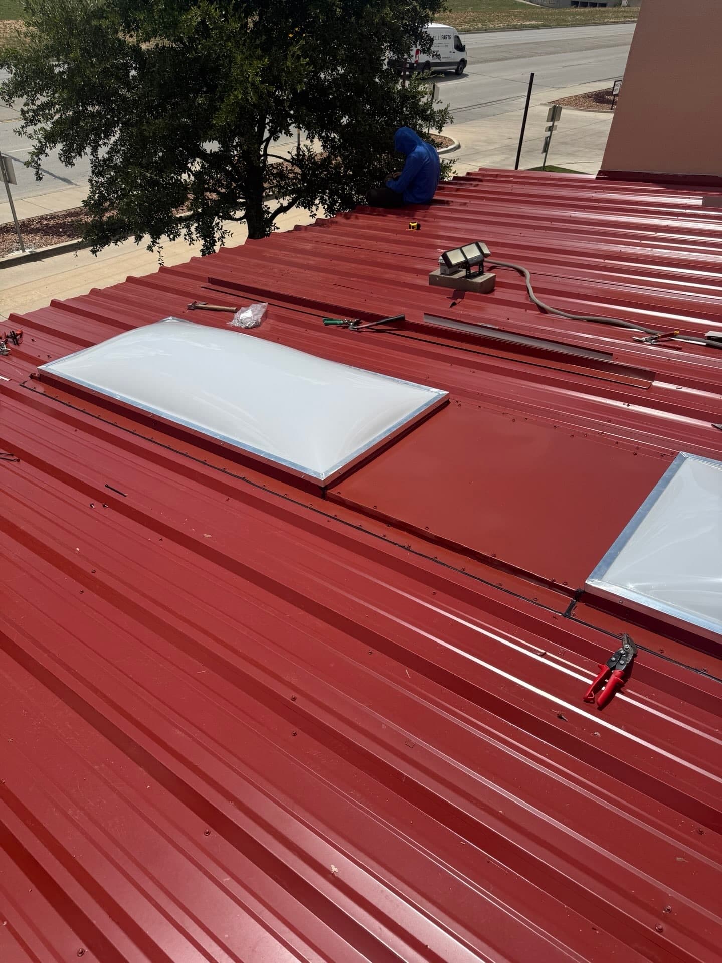 Gallery photos for Commercial Skylight Replacement on a Metal Roof in Odessa TX: Image #2