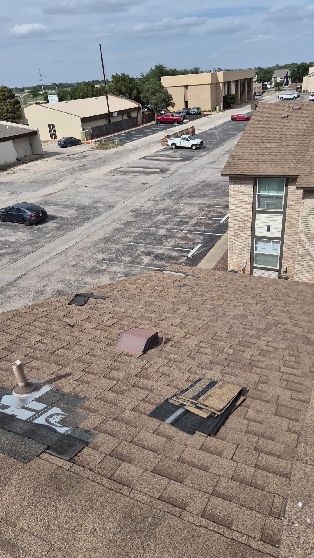 Shingle Roof Patching at an Odessa TX Apartment Complex image