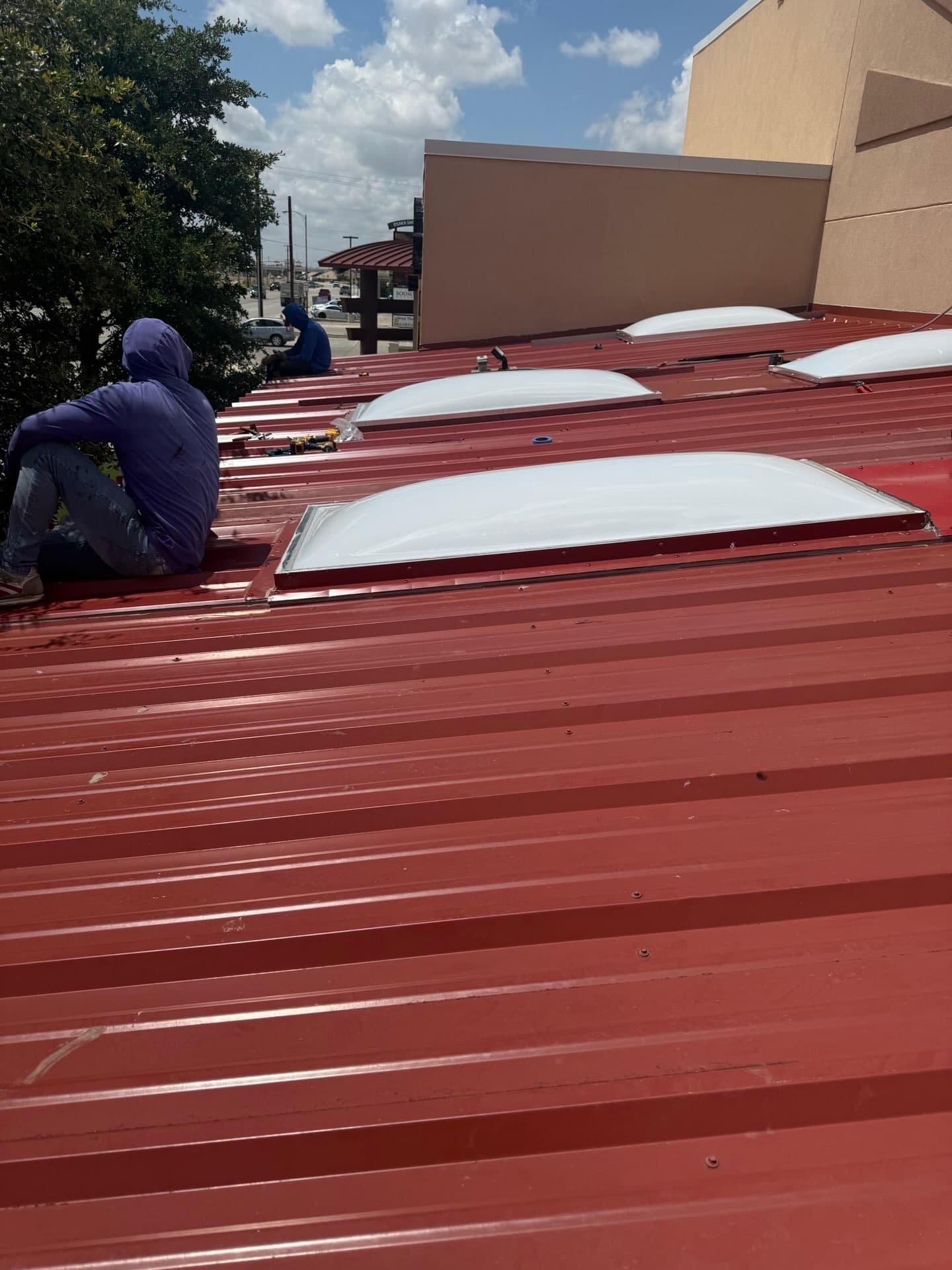 Gallery photos for Commercial Skylight Replacement on a Metal Roof in Odessa TX: Image #1