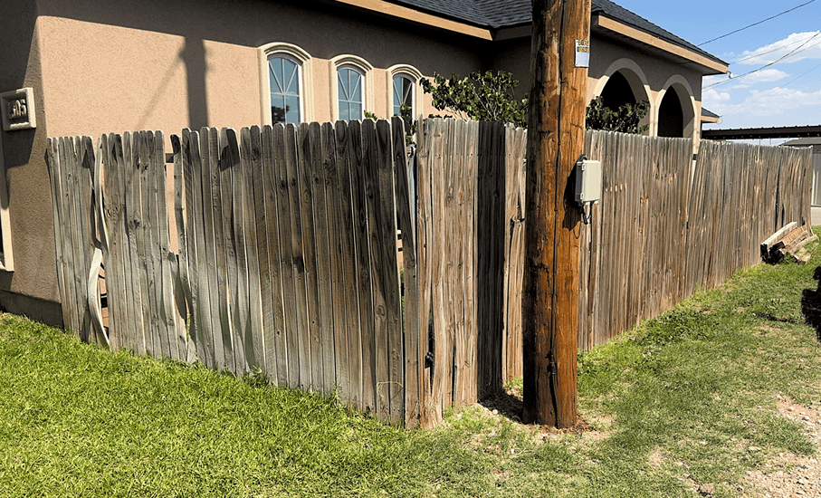 Gallery photos for Wood Fence Torn Out and Replaced With Metal in Odessa TX: Image #1