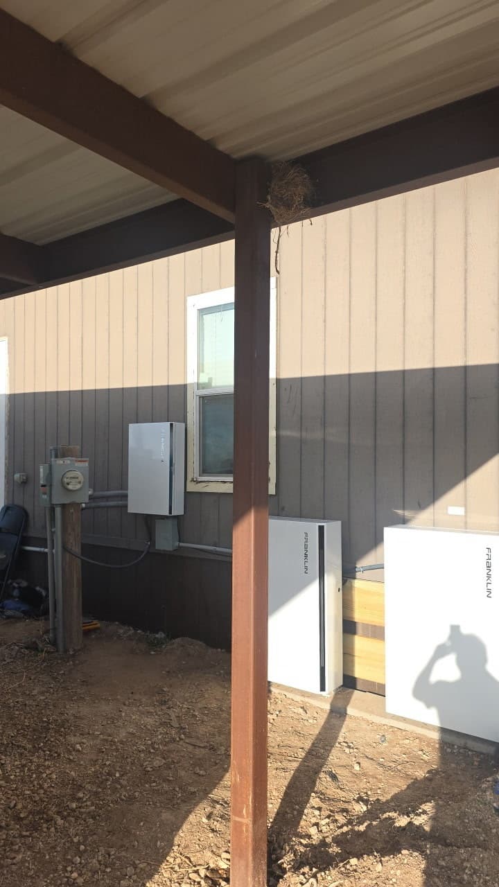 Gallery photos for Dual Franklin Battery System Installation in Big Lake TX: Image #1