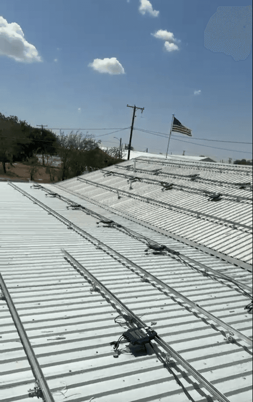 Gallery photos for Solar Installation on a Metal Roof in Coahoma, TX: Image #2