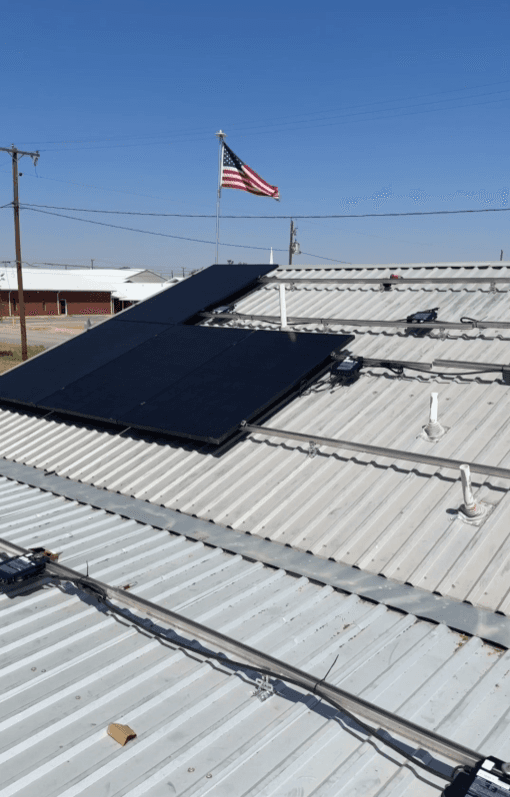 Gallery photos for Solar Installation on a Metal Roof in Coahoma, TX: Image #3