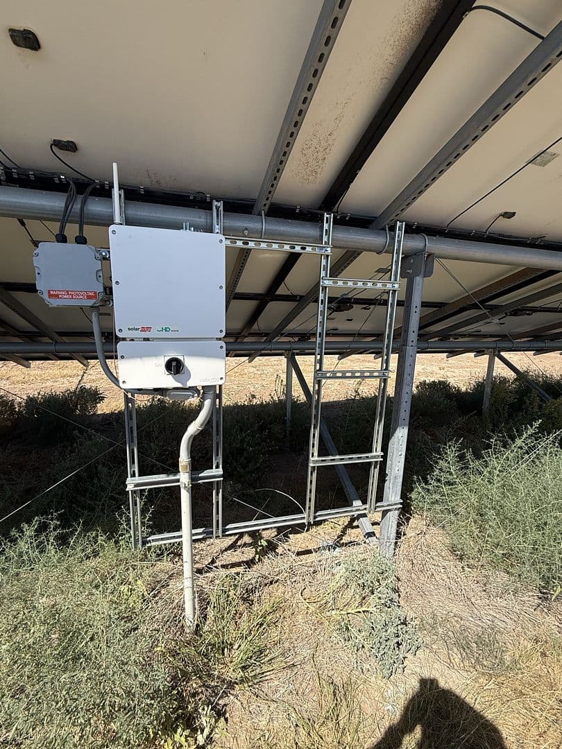 Second SolarEdge Inverter Added to Ground Mount System in Big Lake TX image
